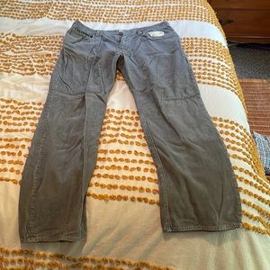 J crew mens corduroy: size: 35x32 color:grey